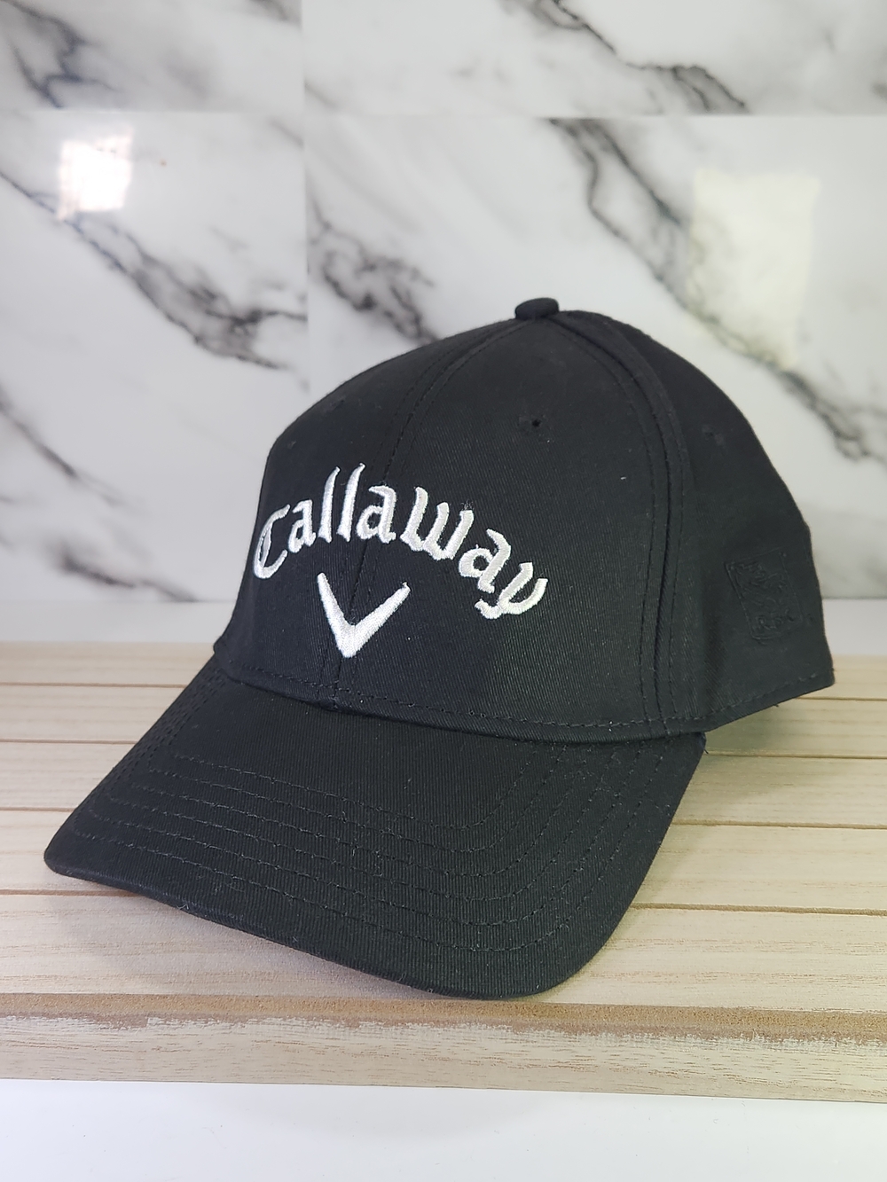 Callaway Black Embroidered Golf Cap. RBC Embroidery